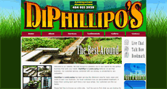 Desktop Screenshot of diphilliposlandscaping.com