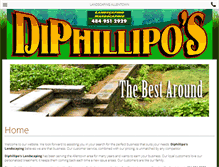 Tablet Screenshot of diphilliposlandscaping.com